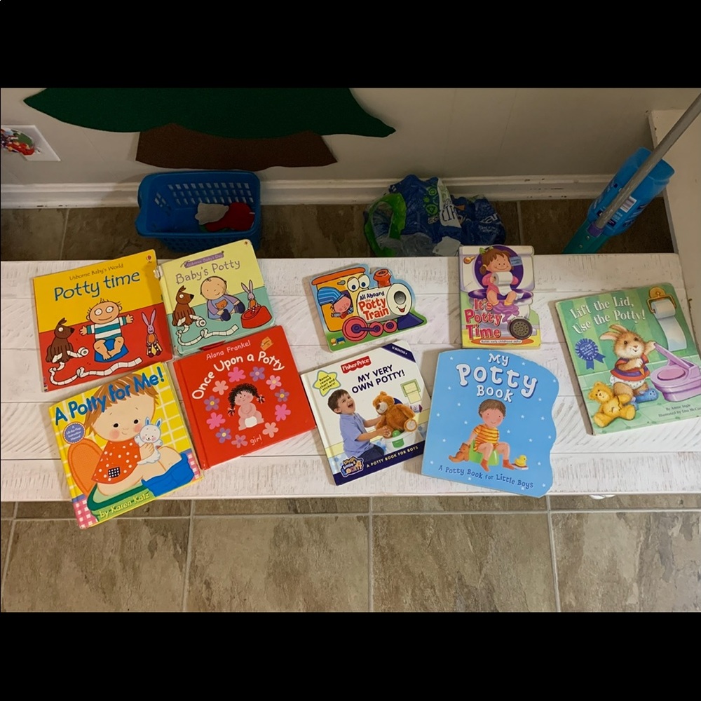 9 Potty books!